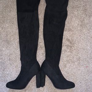 Heeled Thigh High Boots